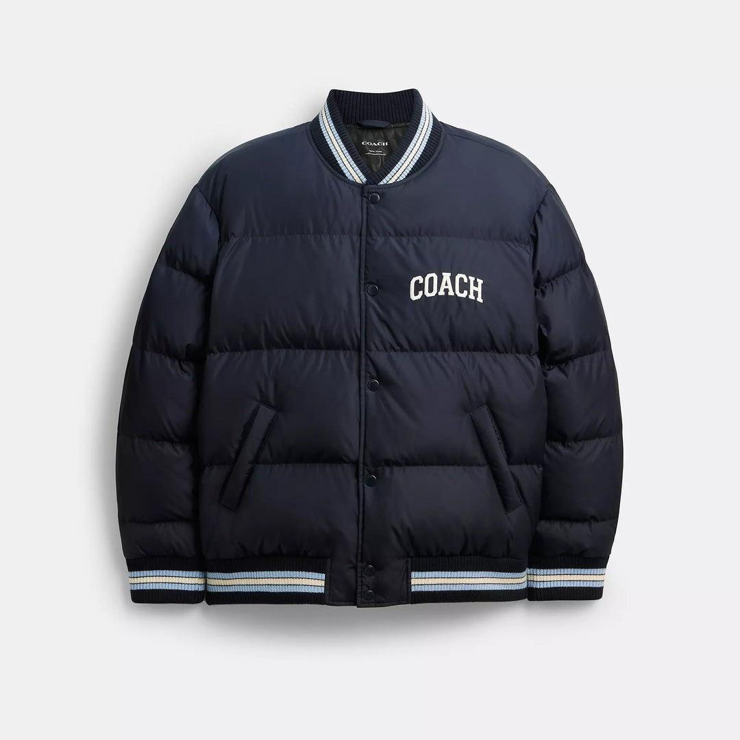 COACH | Varsity Down Jacket In Recycled Polyester | chamarra de hombre