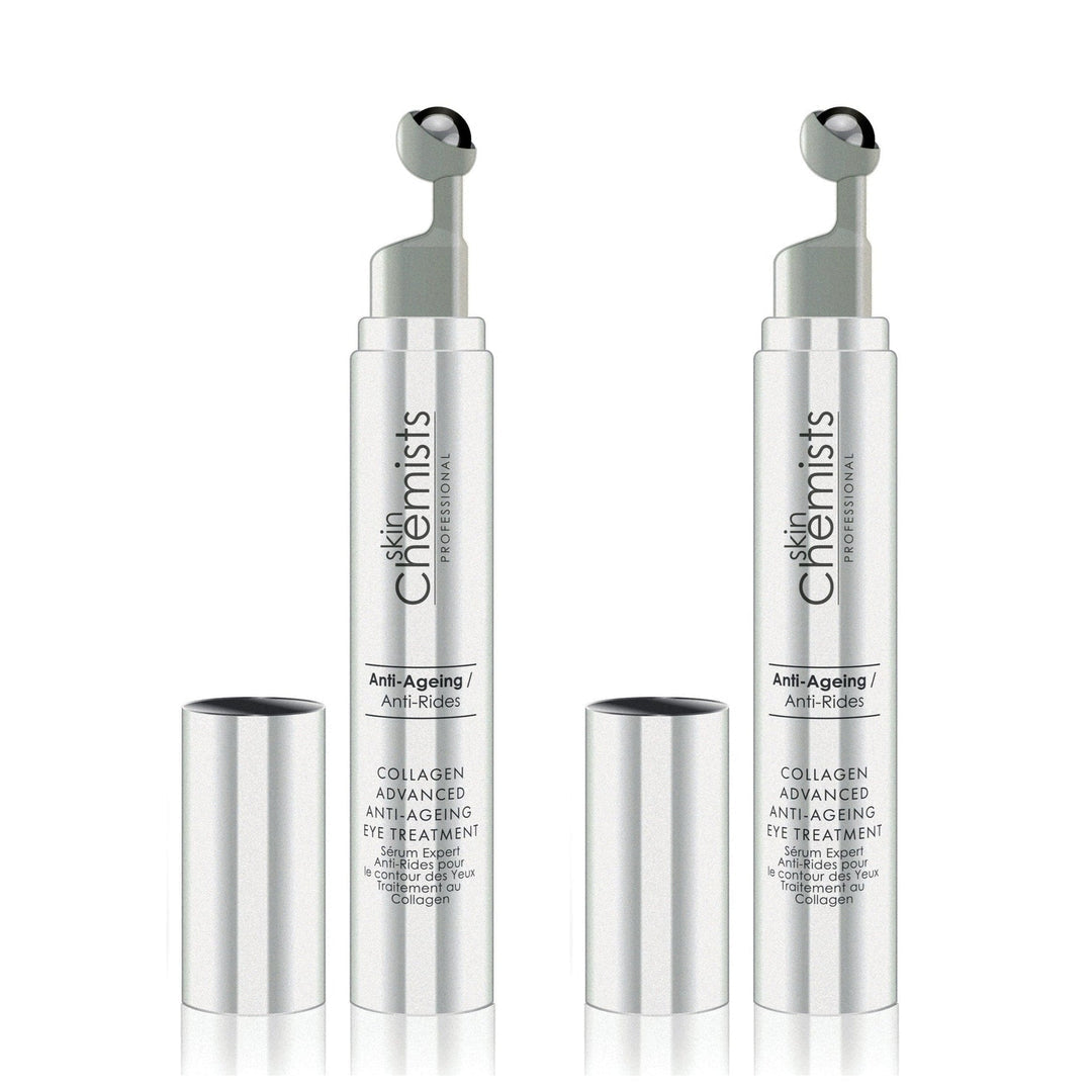 SKINCHEMISTS | Tratamiento Antiedad Avanzado Con Colágeno Para El Contorno De Ojos (Paquete De 2, 15ml c/u