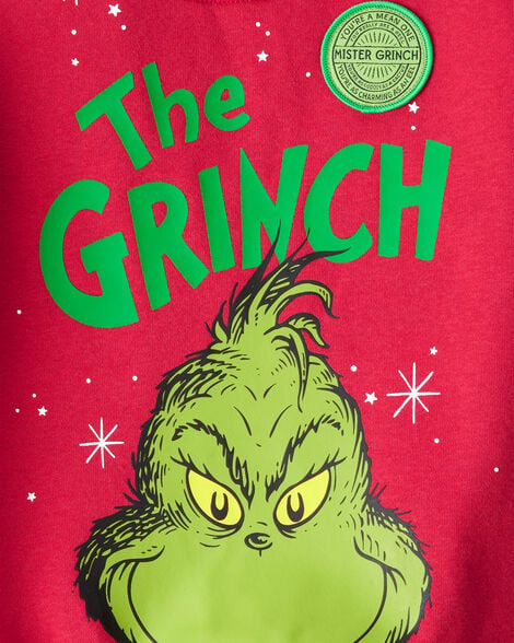 Carter’s | Toddler Boy Christmas Dr. Seuss™ The Grinch Pullover Sweatshirt - Red | Sudadera Navideña Roja de Grinch