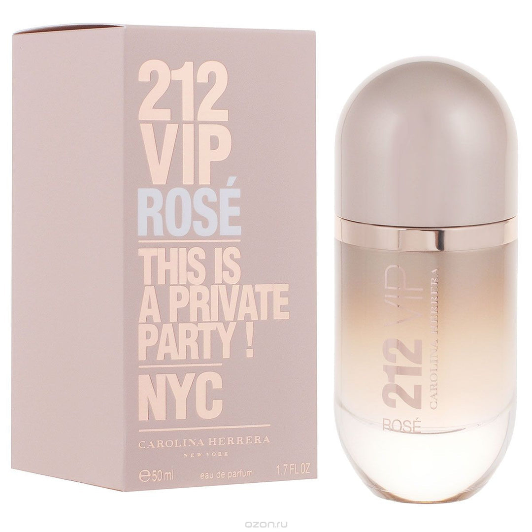 CAROLINA HERRERA | 212 Vip Rose 1.7 Eau De Parfum Spray For Women | Perfume de mujer | 50ml