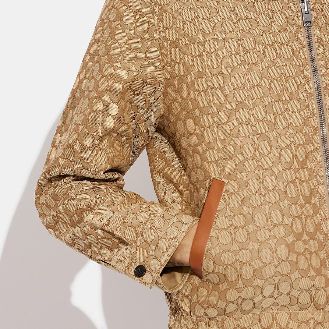 COACH | Heritage Reversible Jacket | Chamarra crema de hombre