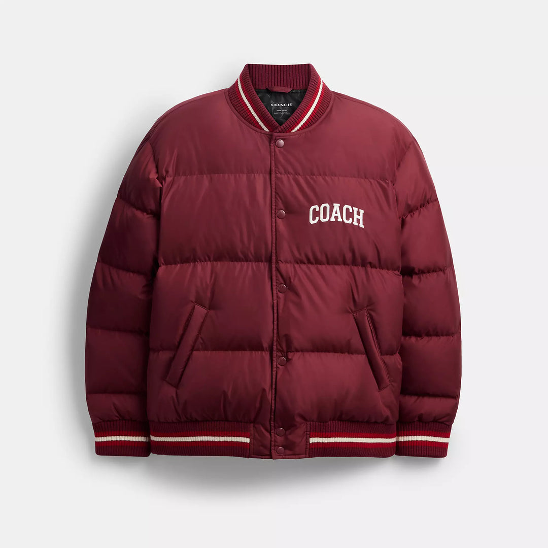 COACH | Varsity Down Jacket In Recycled Polyester | chamarra de hombre