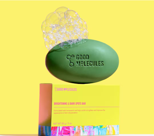 Good Molecules | Brightening & Dark Spots Bar | Jabón Corporal