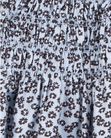 Carter's | Kid Floral Maxi Skirt - Blue | Falda infantil Floral azul