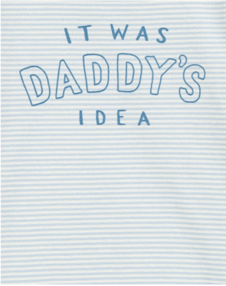 Carter's | Baby Short-Sleeve Bodysuit | Pañalero azul