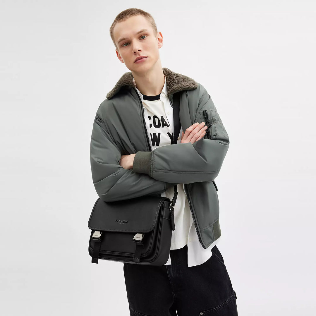 COACH | Racer Messenger Bag | bolso negro