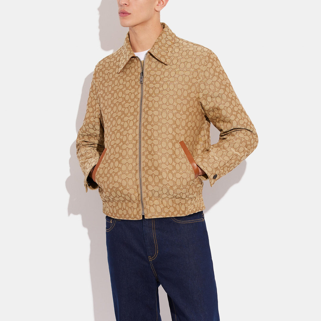 COACH | Heritage Reversible Jacket | Chamarra crema de hombre