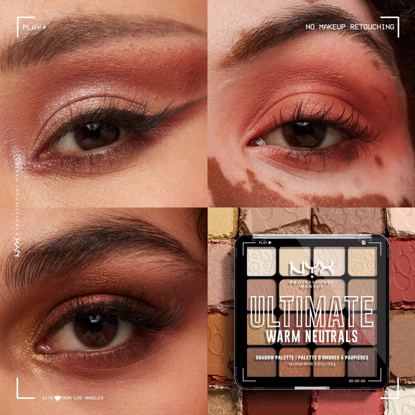 Ultimate | Color Shadow Palette Warm Neutrals