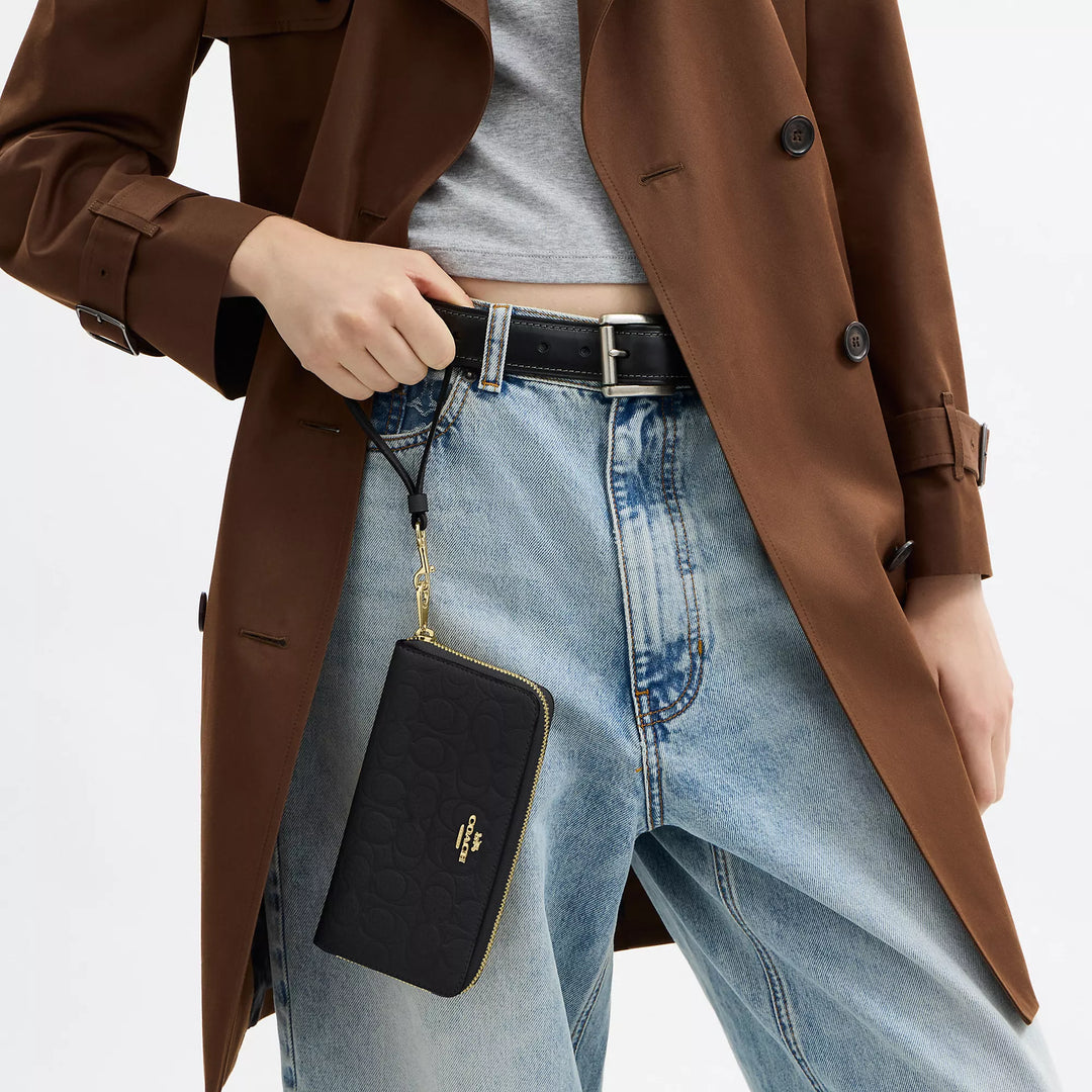 COACH OUTLET |
Long Zip Around Wallet In Signature Leather | Cartera de dama