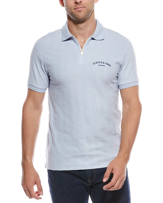 𝐒𝐂𝐎𝐓𝐂𝐇 & 𝐒𝐎𝐃𝐀                         Polo de piqué de palomitas de maíz                                   MSM99