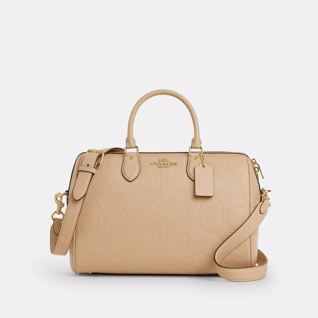 COACH |
Rowan Large Satchel Bag In Signature Leather | bolso de dama