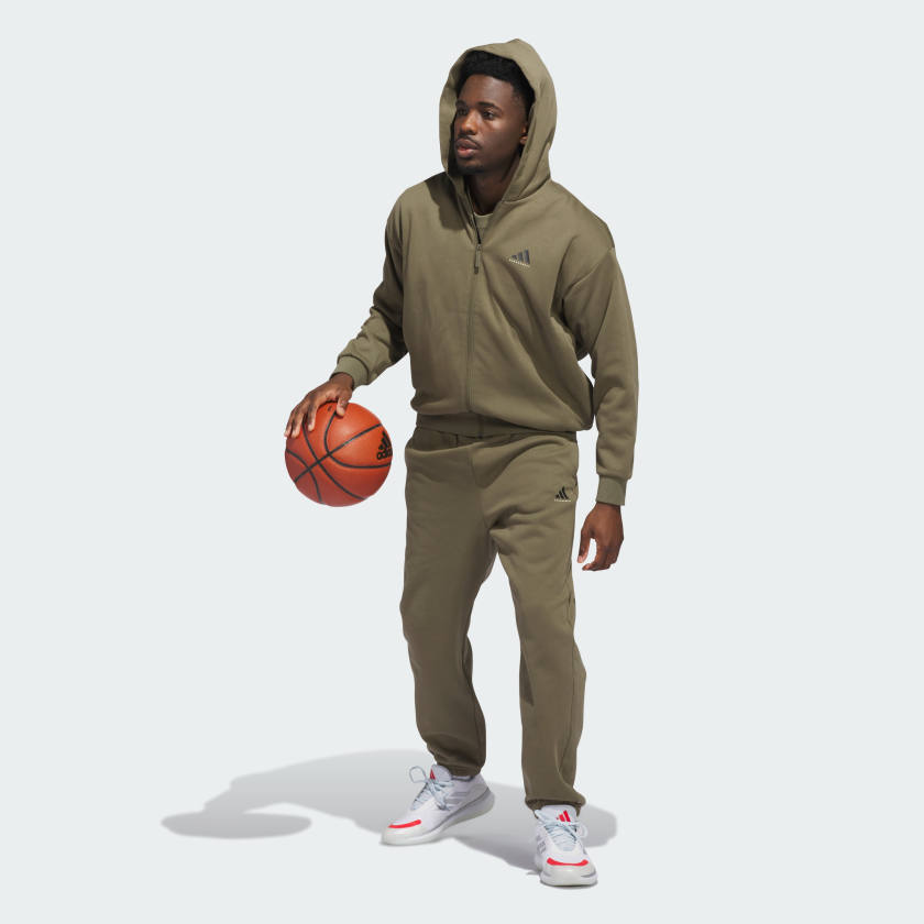 𝐀𝐝𝐢𝐝𝐚𝐬                                 Sudadera con capucha y cremallera completa de baloncesto para hombre (género neutro)
