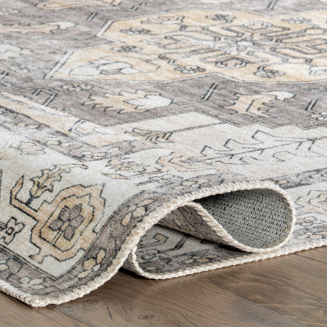 šššššš Alfombra vintage de otoƱo lavable a mĆ”quina NU09