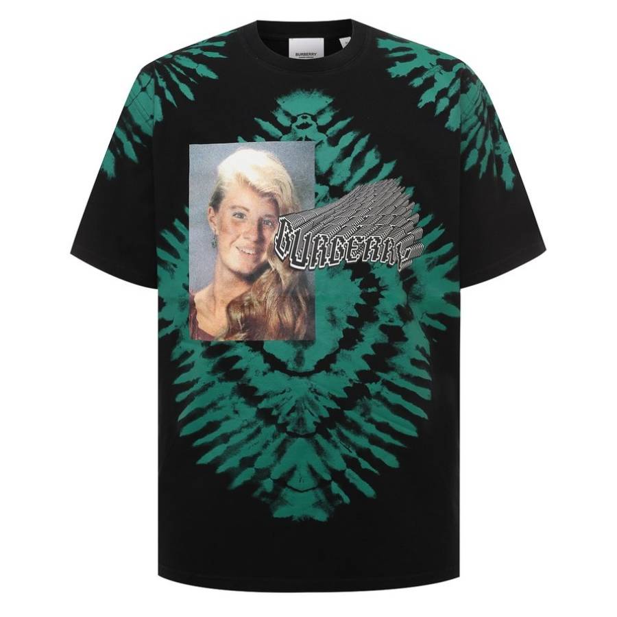 𝐁𝐔𝐑𝐁𝐄𝐑𝐑𝐘 ☑️ camiseta con estampado tie-dye