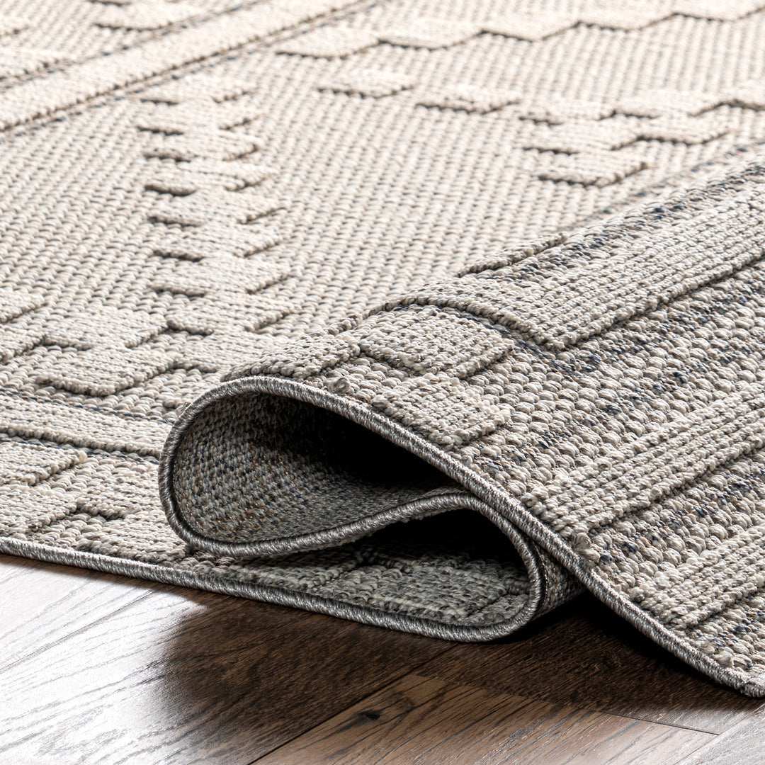 𝐍𝐔𝐋𝐎𝐎𝐌 Alfombra contemporánea texturizada Medora NU014