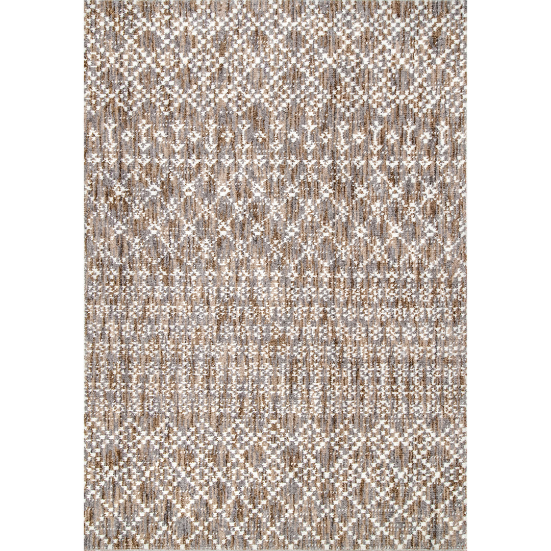 𝐍𝐔𝐋𝐎𝐎𝐌                         Alfombra contemporánea con enrejado Milly NU051