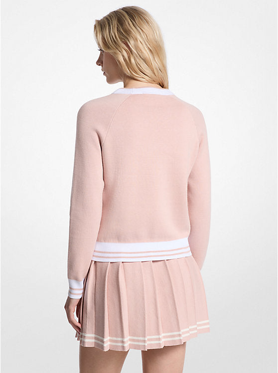 ššššššš šššš    SuĆ©ter de mezcla de algodón con logotipo MK0058