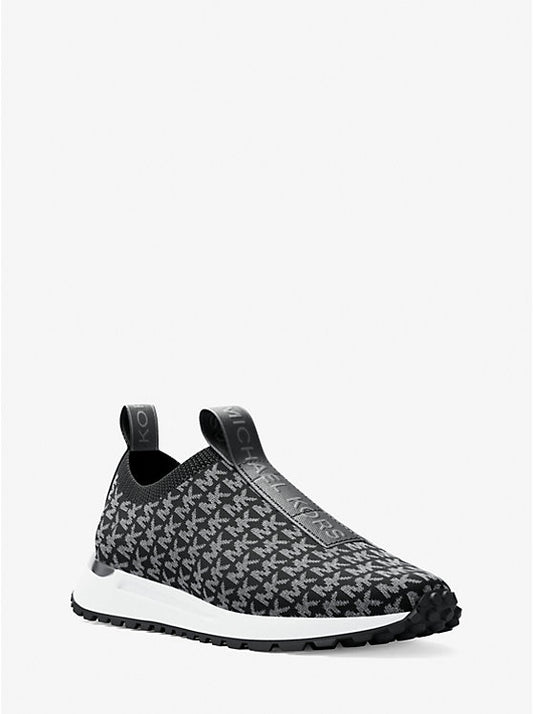 𝐌𝐈𝐂𝐇𝐀𝐄𝐋 𝐊𝐎𝐑𝐒 Zapatillas sin cordones de punto con logotipo metálico de Bodie MK0091