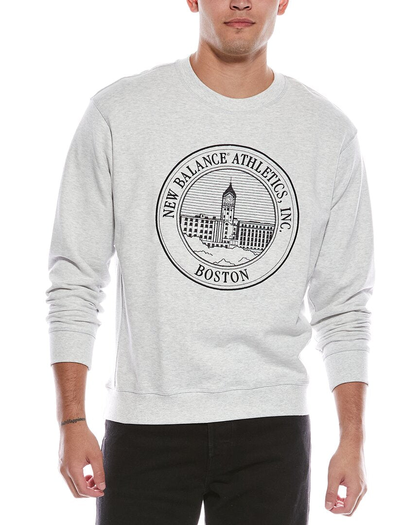 ššš ššššššš sudadera con cuello redondo y escudo. MSM17