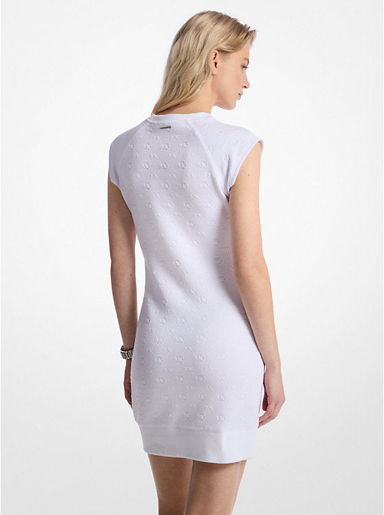 ššššššš šššš  Vestido tipo suĆ©ter con manga raglĆ”n, logo jacquard              MK0059