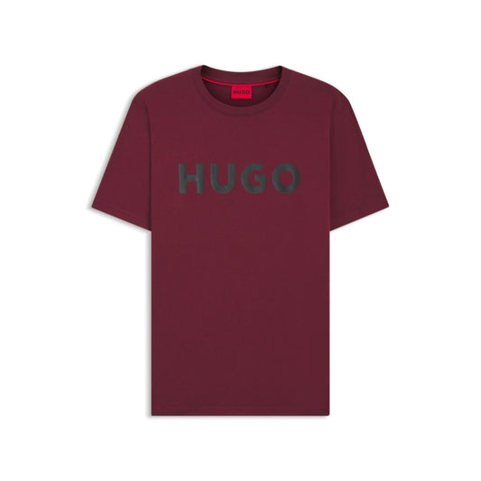 𝐇𝐔𝐆𝐎                                    Camiseta Hugo Boss de corte regular en jersey de algodón con logo.                               
MSM76