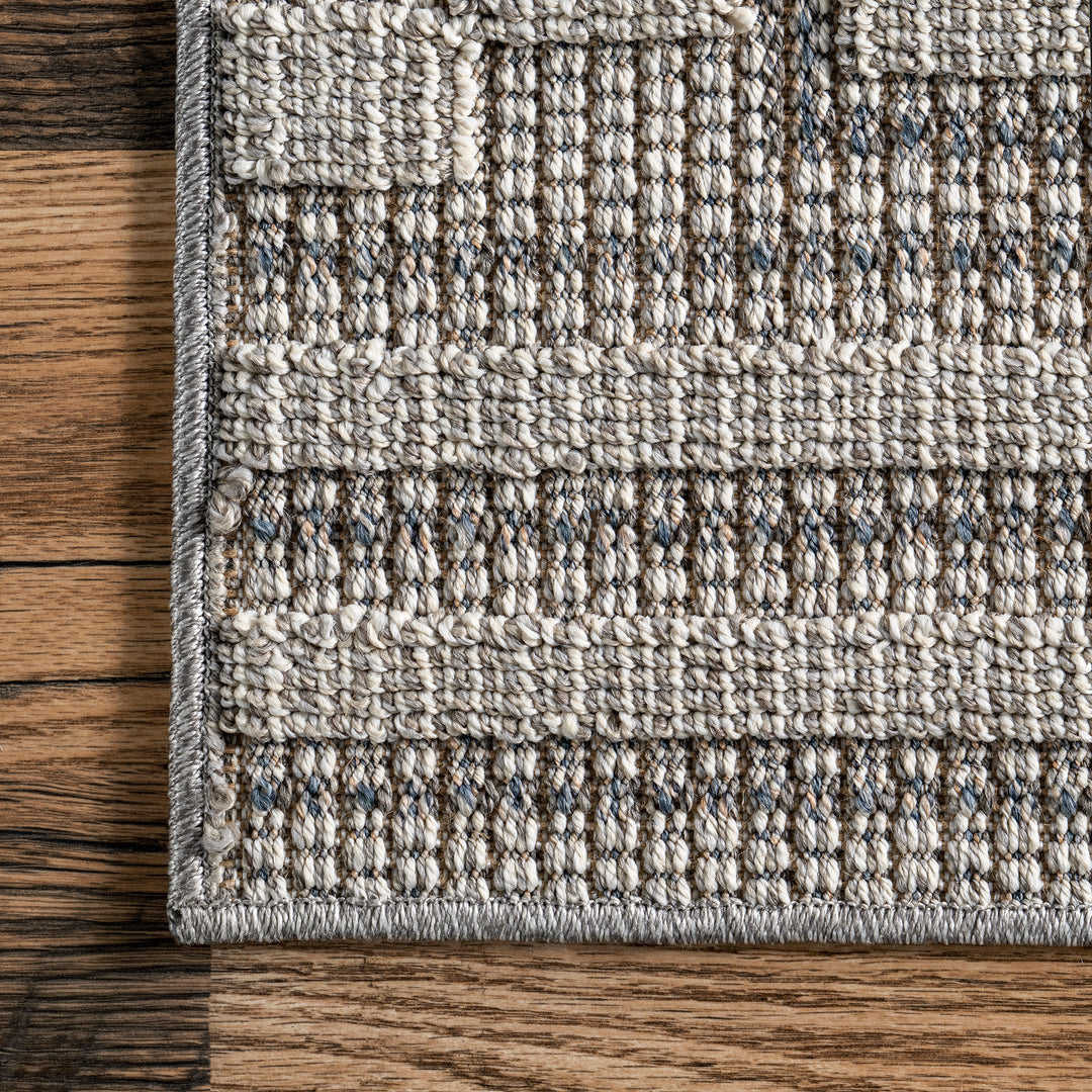 𝐍𝐔𝐋𝐎𝐎𝐌 Alfombra contemporánea texturizada Medora NU014