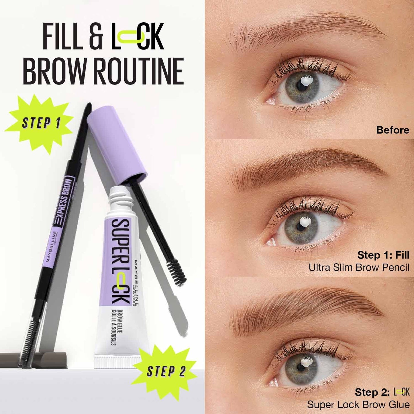 šššššššššš      
Esculpe y peina tus cejas con este gel ligero y duradero, junto con su cepillo para peinar, para lograr un look definido. Disponible en tonos transparentes y con color.                              May6