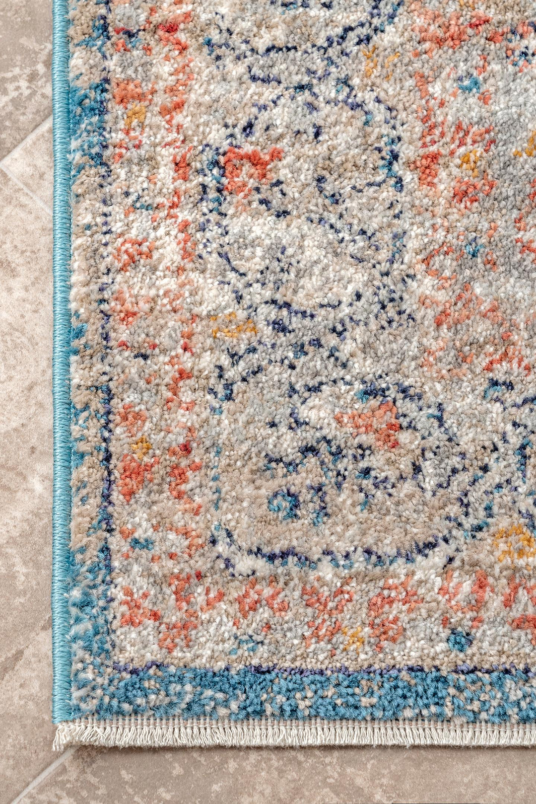 𝐍𝐔𝐋𝐎𝐎𝐌 Alfombra tradicional de Georgia con medallón NU02