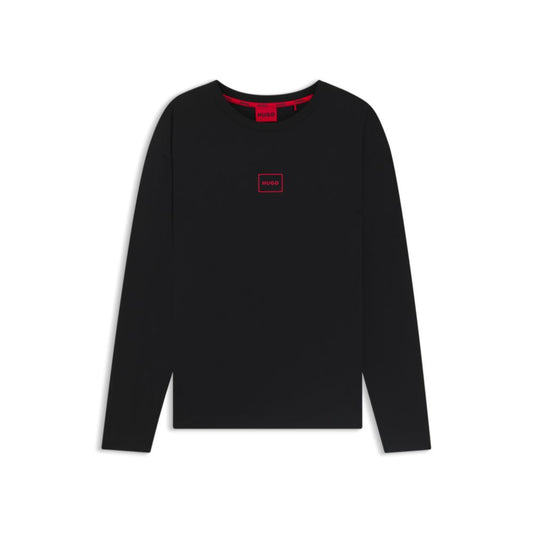 𝐁𝐎𝐒𝐒                                        Camiseta de algodón elástico con estampado de logotipo                          MSM74