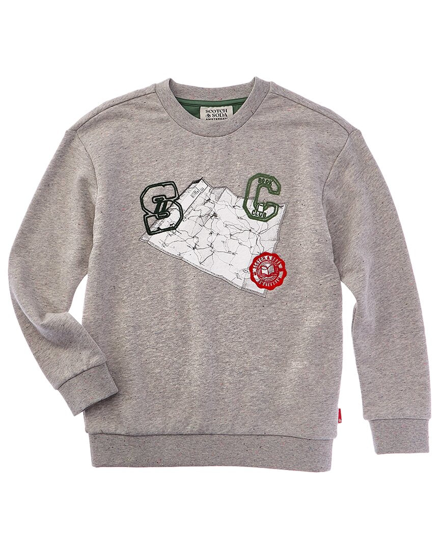 šššššš & šššš                         Sudadera con ilustraciones de corte relajado
MSM90