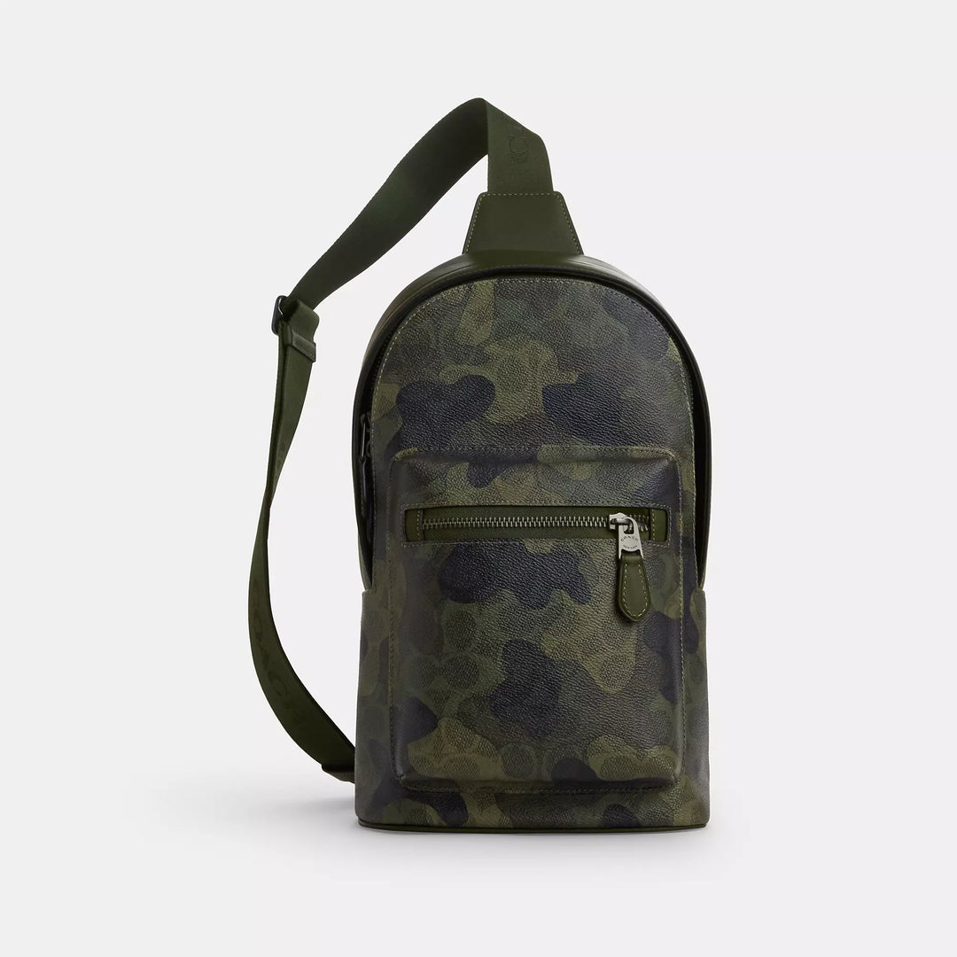 𝐂𝐎𝐀𝐂𝐇                 Mochila West con el característico estampado de camuflaje        CO0034