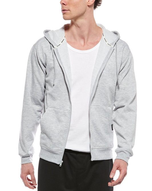 𝐄𝐃𝐃𝐈𝐄 𝐁𝐀𝐔𝐄𝐑               sudadera con capucha y cremallera de polar.    MSM8