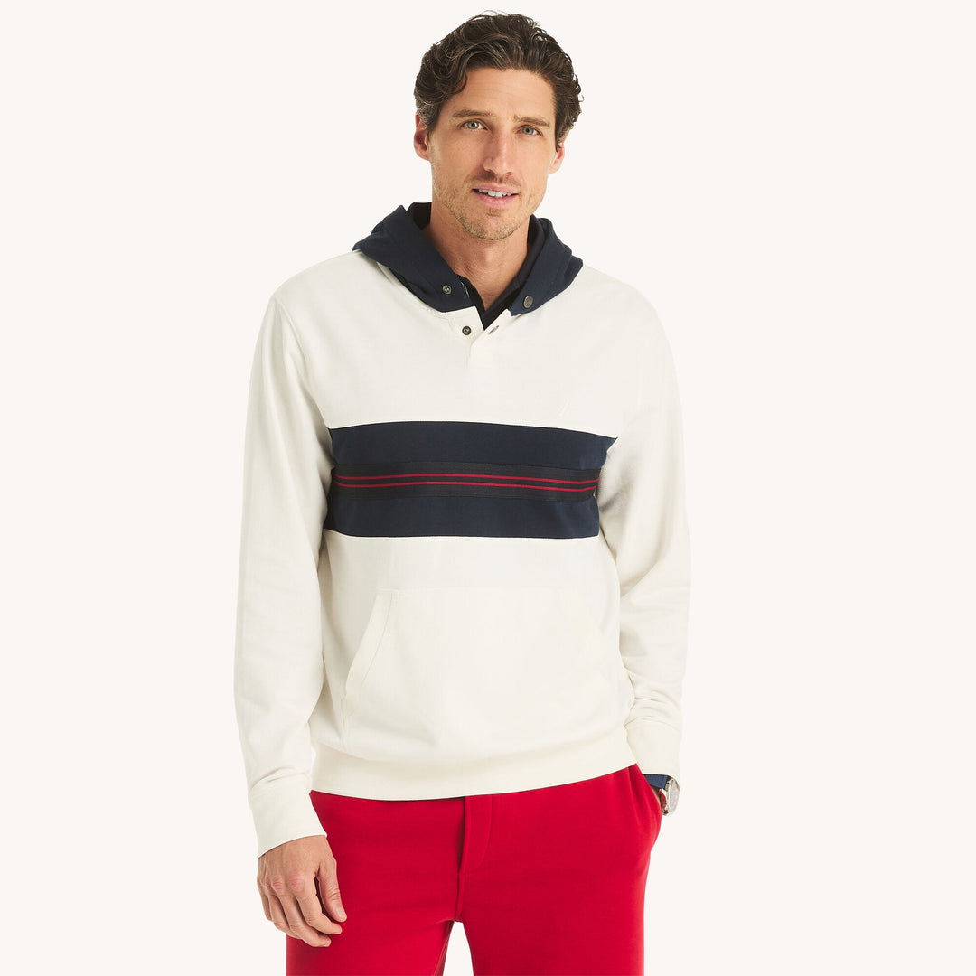 ššššššš Sudadera con capucha de polar con botones a presión para hombre
MSM29