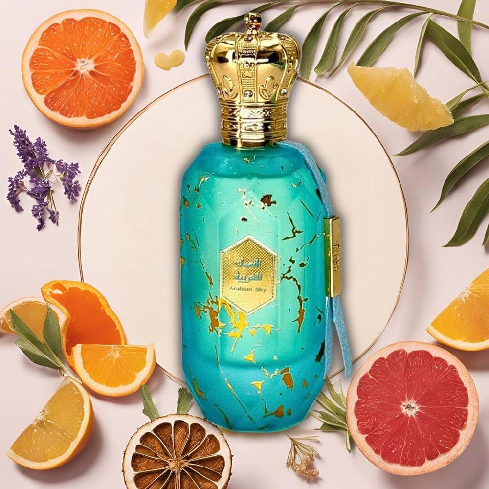 𝐀𝐑𝐌𝐀𝐅 Arabian Sky EDP Spray 100ML | Una mezcla celestial de aromas cítricos, florales y amaderados PER25