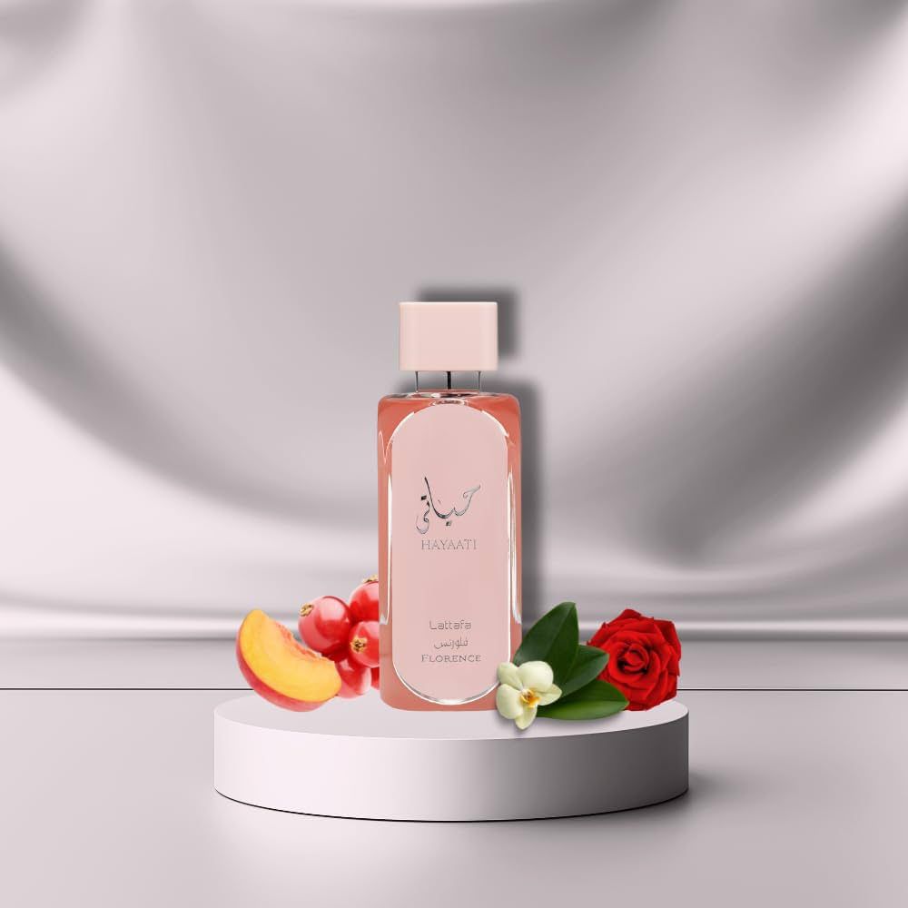 𝐋𝐀𝐓𝐓𝐀𝐅𝐀 Hayaati Florence para mujer Eau de Parfum Spray, 3.4 onzas PER12
