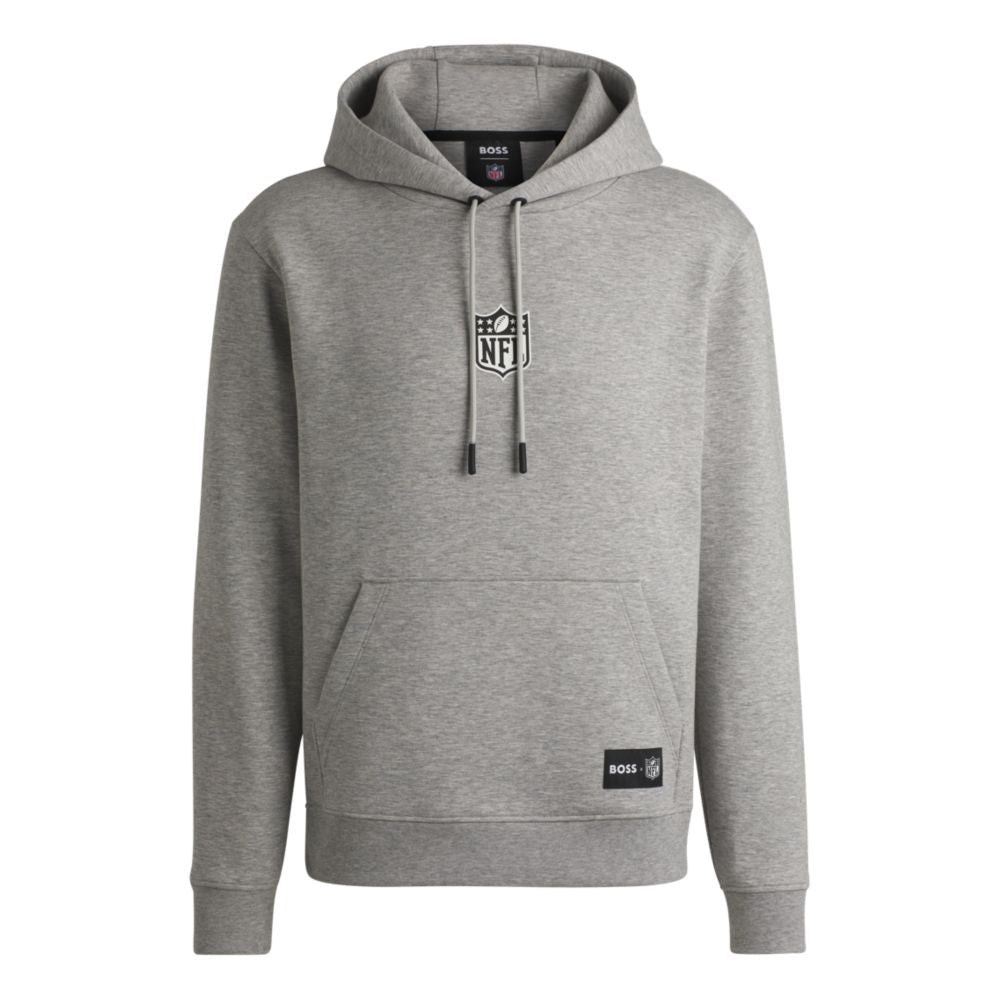 𝐁𝐎𝐒𝐒 Sudadera con capucha interlock de la NFL con marca especial
MSM68