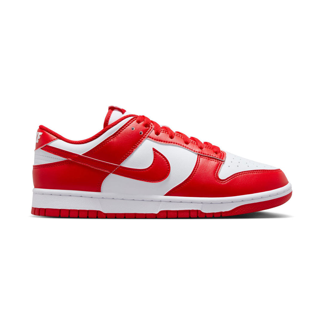 𝐍𝐈𝐊𝐄                                Zapatillas Dunk Low Retro para hombre, color blanco/rojo universitario, hf5441-104