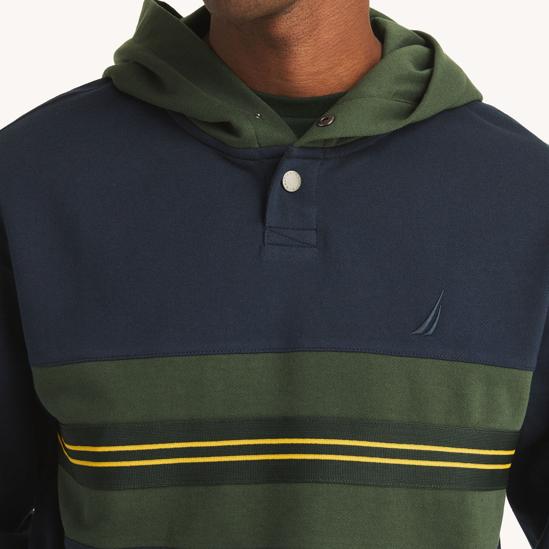 ššššššš Sudadera con capucha de polar con botones a presión para hombre
MSM29