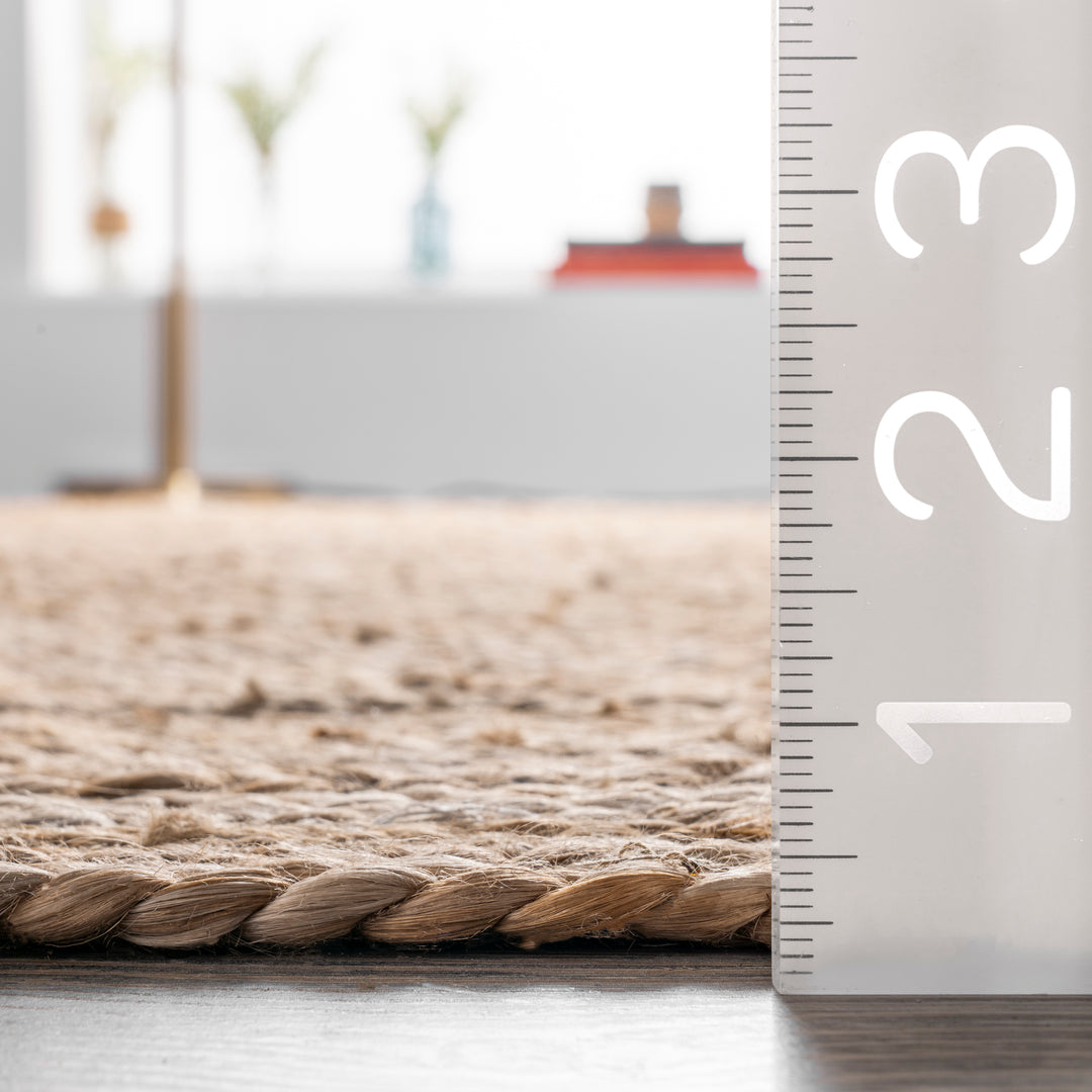 šššššš            alfombra de yute rigo tejida a mano         NU042