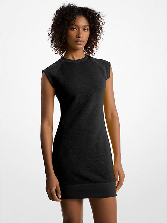 ššššššš šššš  Vestido tipo suĆ©ter con manga raglĆ”n, logo jacquard              MK0059