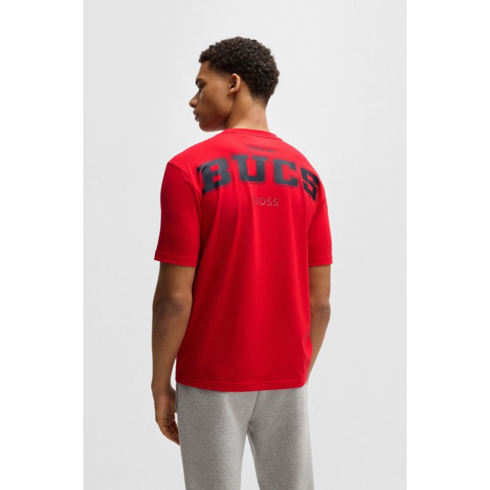 𝐁𝐎𝐒𝐒 Camiseta de algodón elástico de la NFL con marca especial
MSM65
