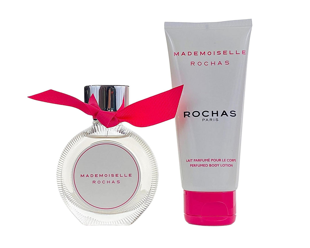 𝐑𝐎𝐂𝐇𝐀𝐒                                       Set de regalo de 2 piezas Mademoiselle para mujer (100ml) + Eau de Toilette en spray (1.7 oz)                                 PRF13