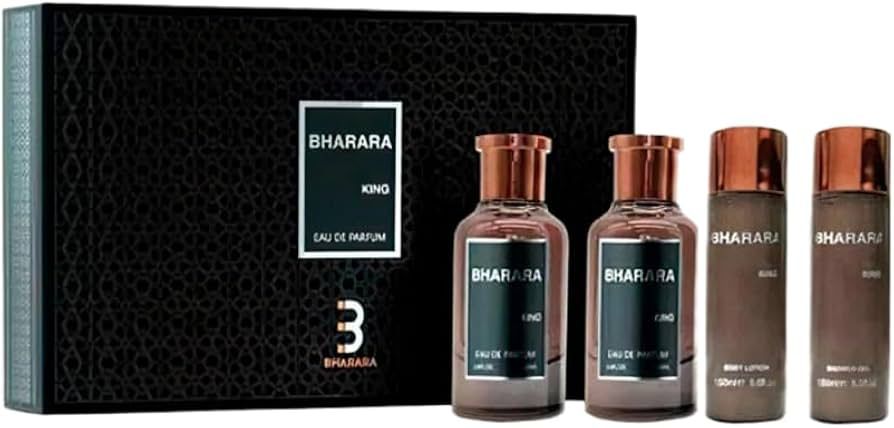 𝐁𝐇𝐀𝐑𝐀𝐑𝐀 King 3.4 Edp Set de 4 piezas para hombre PER6