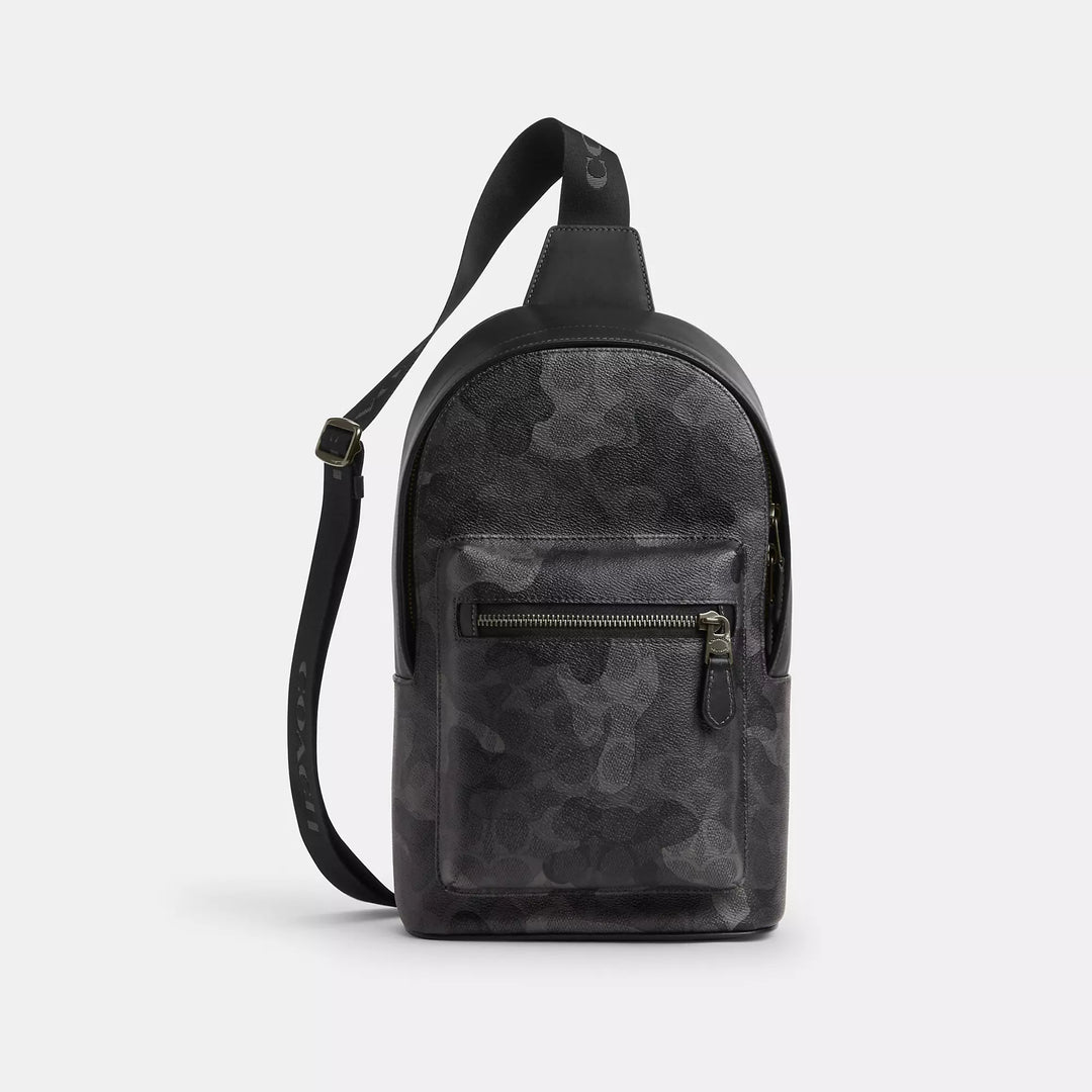 𝐂𝐎𝐀𝐂𝐇                 Mochila West con el característico estampado de camuflaje        CO0034