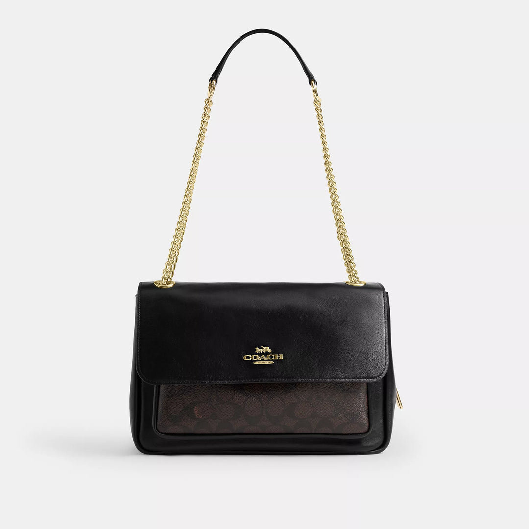 𝐂𝐎𝐀𝐂𝐇                     Bolso bandolera Elodie en lona de la firma CO0011