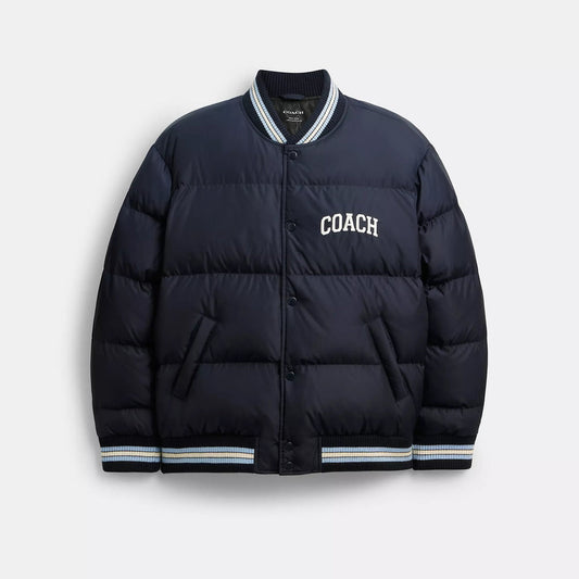 COACH | Varsity Down Jacket In Recycled Polyester | chamarra de hombre