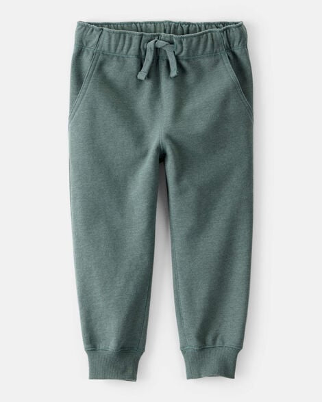 Cárter’S
Toddler Boy Fleece Cotton Jogger - Green | Pants Infantil