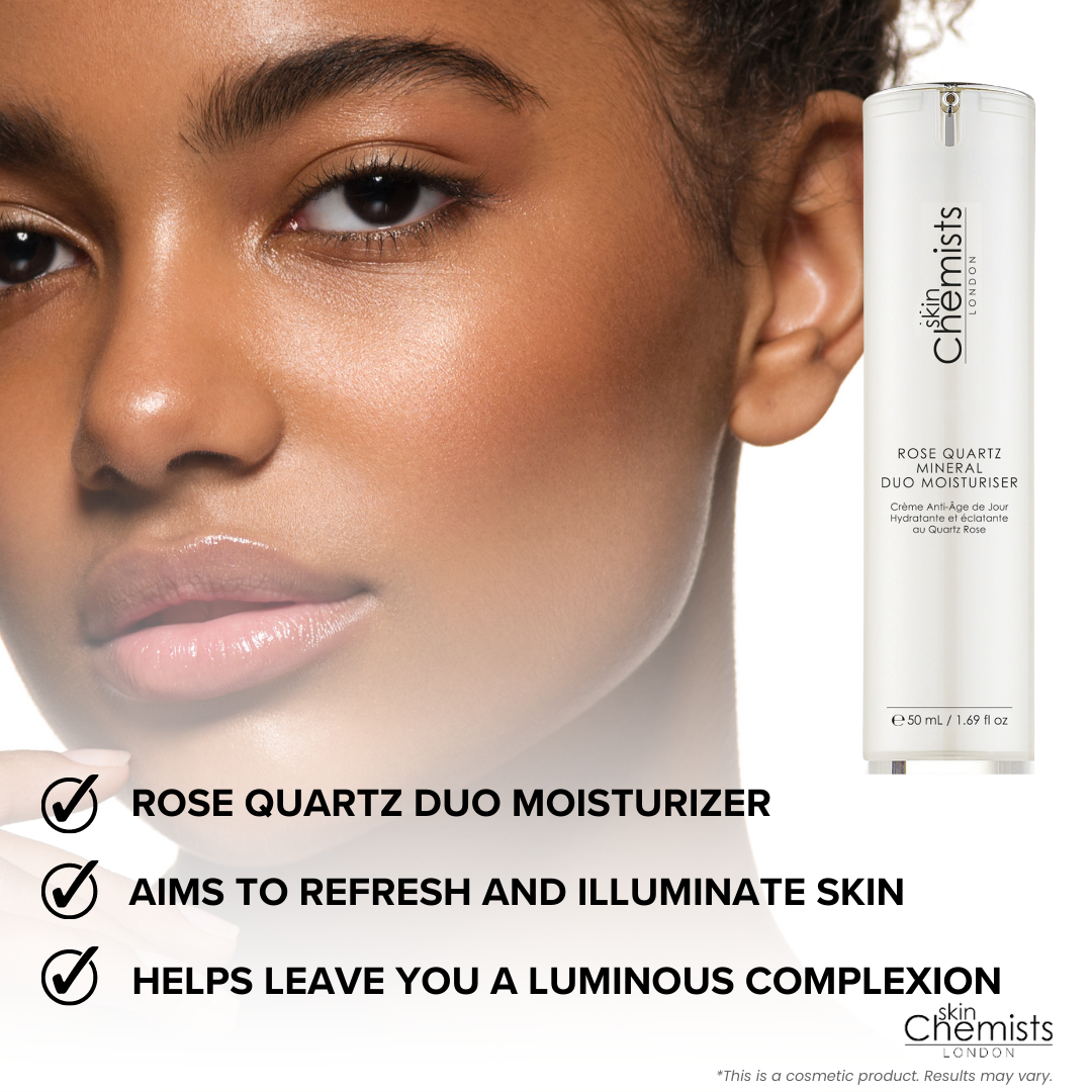 SKINCHEMISTS | Rose Quartz Duo Moisturizer 50ml Twin Value Savings Pack | Hidratante Dúo De Cuarzo Rosa