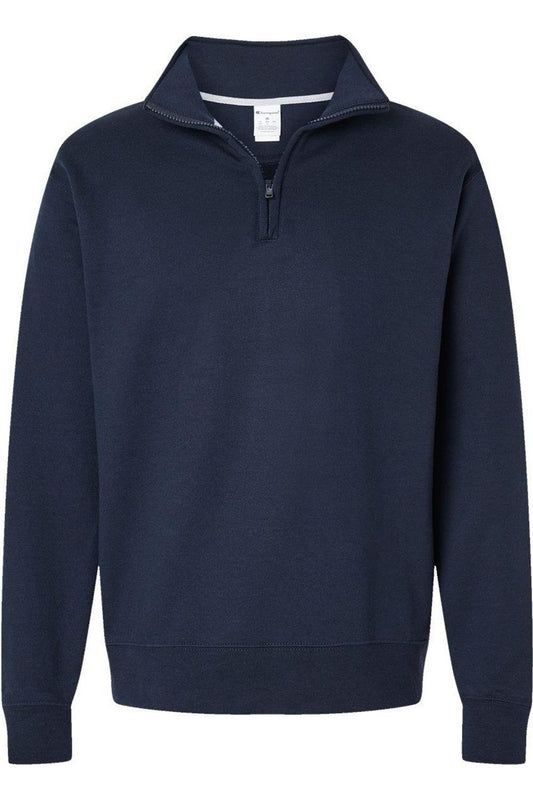 𝐂𝐇𝐀𝐌𝐏𝐈𝐎𝐍                        Sudadera Powerblend con cremallera de un cuarto.      MSM4