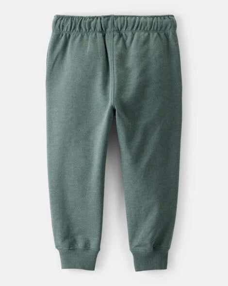 Cárter’S
Toddler Boy Fleece Cotton Jogger - Green | Pants Infantil
